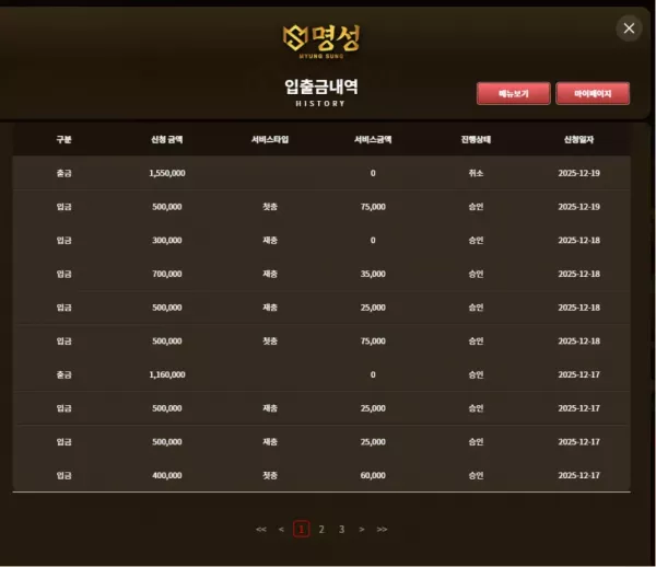 명성 카지노 먹튀 사례: ariya69.com 155만원 전액 먹튀 주의보